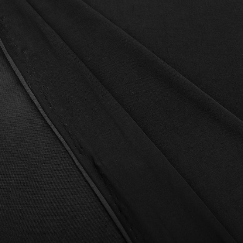 Soft Touch Elastane Dressmaking Fabric- Black Wash