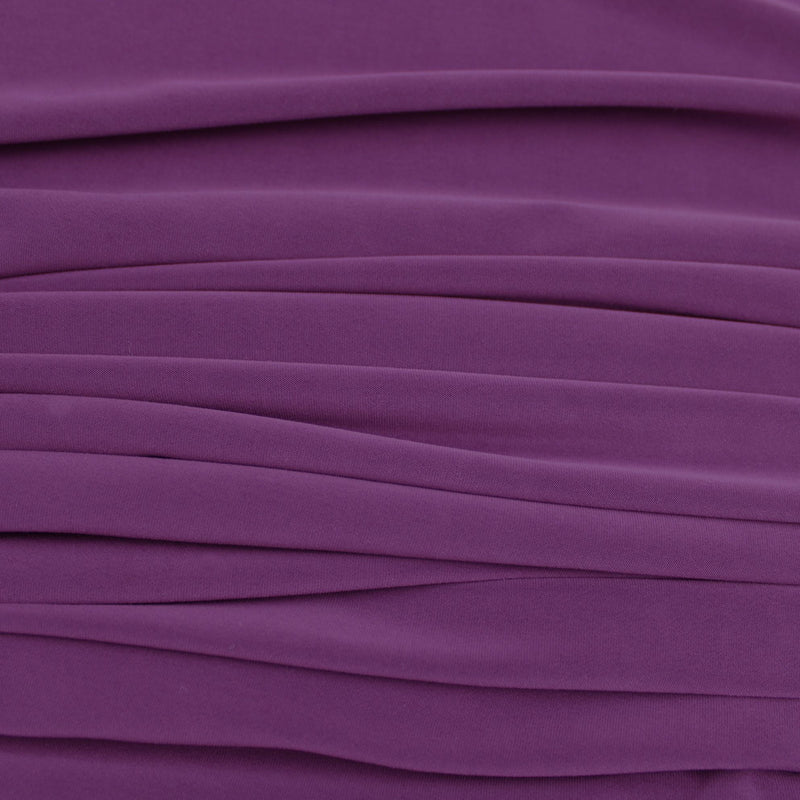 Soft Touch Elastane Dressmaking Fabric- Dark Berry