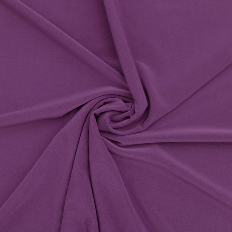 Soft Touch Elastane Dressmaking Fabric- Dark Berry