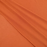 Soft Touch Elastane Dressmaking Fabric- Fiery Orange