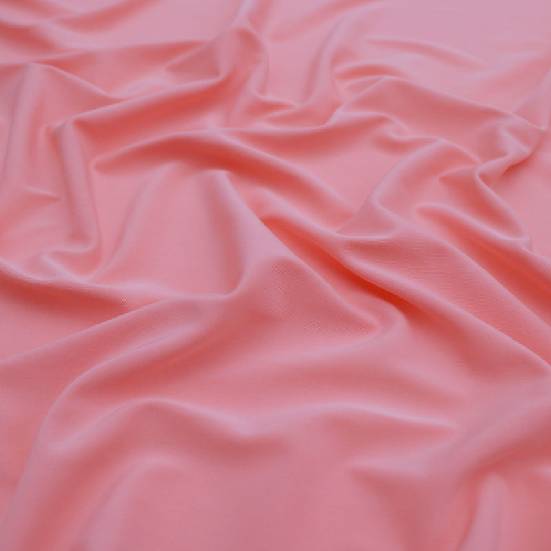 Soft Touch Elastane Dressmaking Fabric- Flamingo Pink