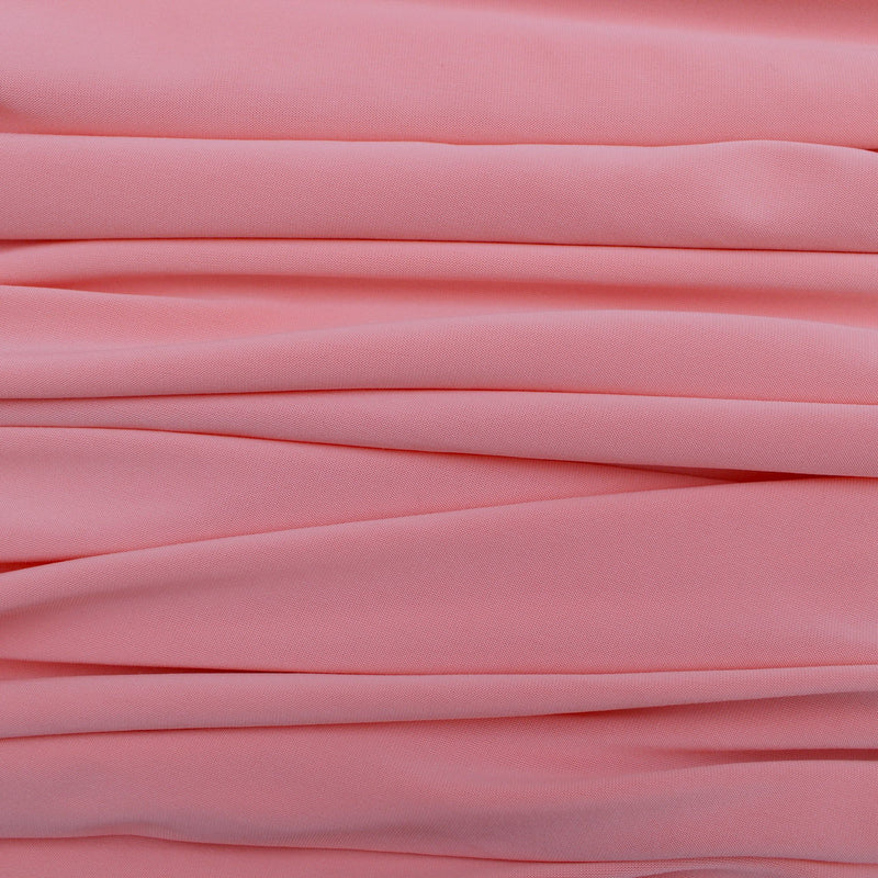 Soft Touch Elastane Dressmaking Fabric- Flamingo Pink