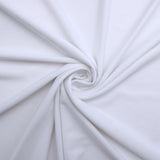 Soft Touch Elastane Dressmaking Fabric- Lynx White