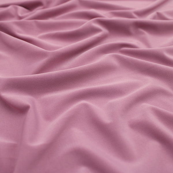 Soft Touch Elastane Dressmaking Fabric- Majestic Mauve