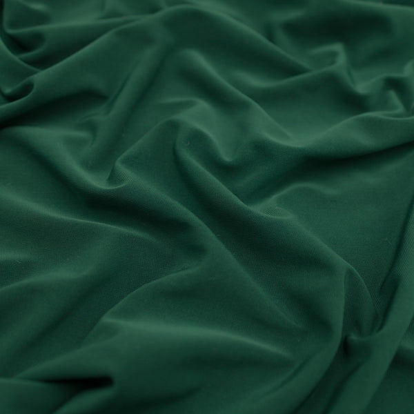 Soft Touch Elastane Dressmaking Fabric- Nori Green