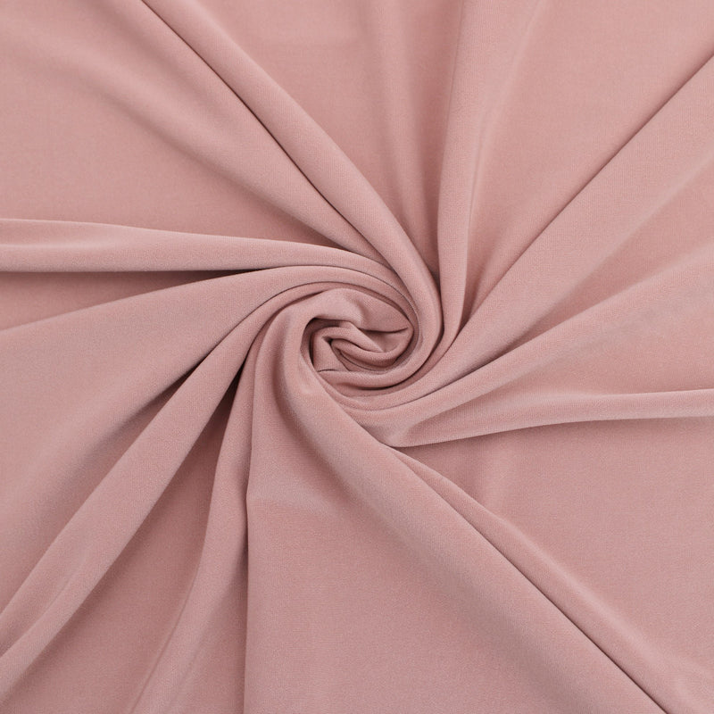 Soft Touch Elastane Dressmaking Fabric- Rosaline Pearl