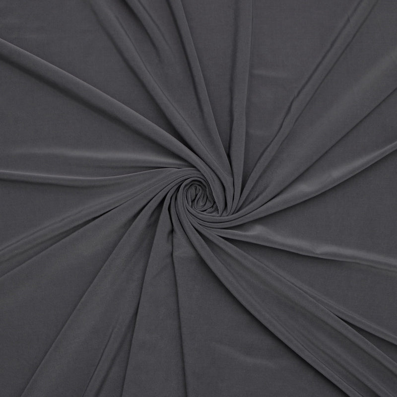 Soft Touch Elastane Dressmaking Fabric- Shadowed Steel