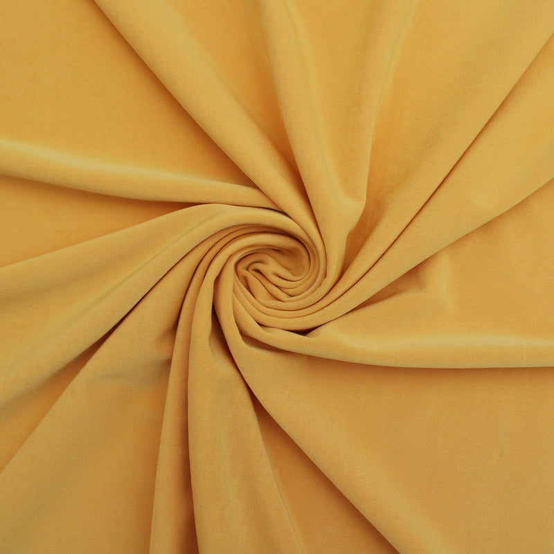 Soft Touch Elastane Dressmaking Fabric- Sweet Honey