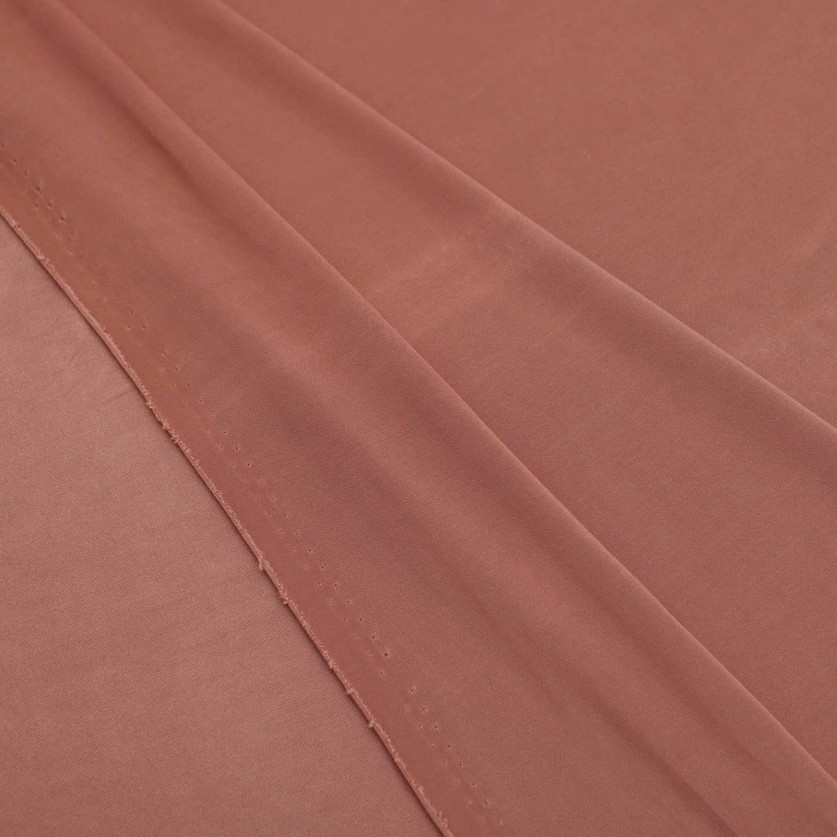 Soft Touch Elastane Dressmaking Fabric- Tuscan Russet