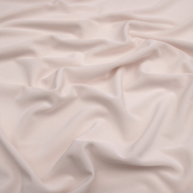 Soft Touch Elastane Dressmaking Fabric- Vanilla Ice- Cream