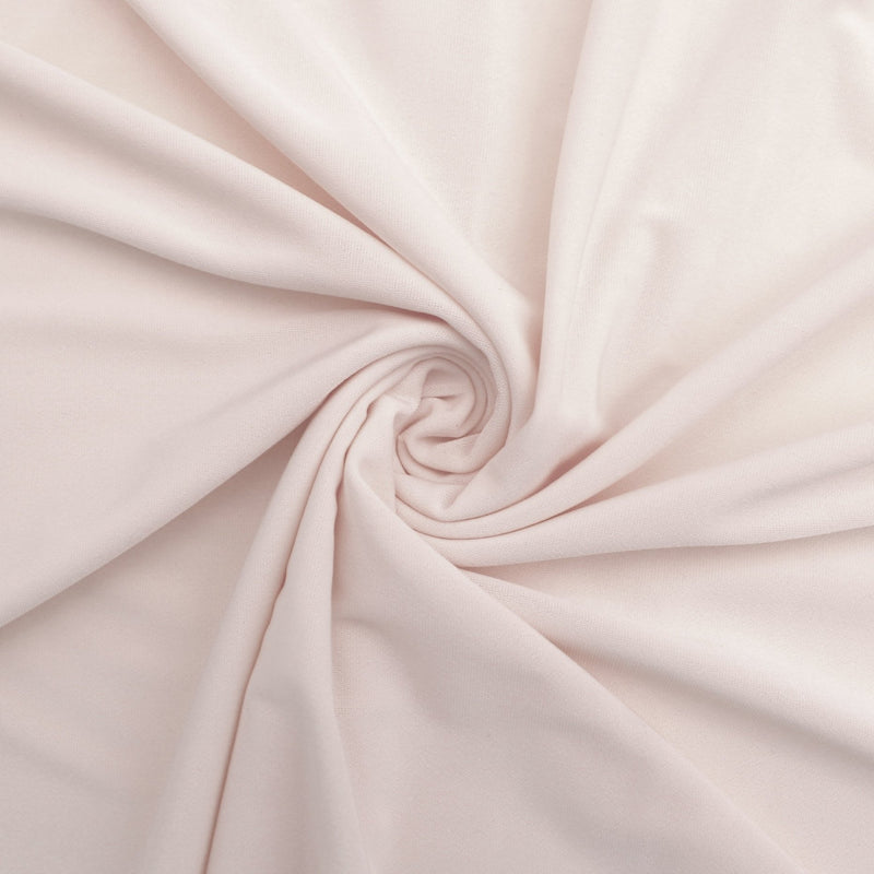 Soft Touch Elastane Dressmaking Fabric- Vanilla Ice- Cream