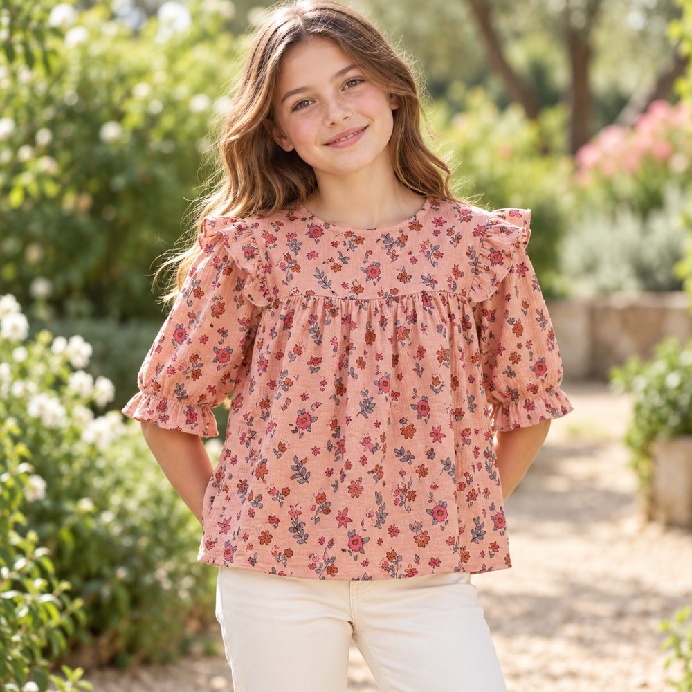 Peach Floral