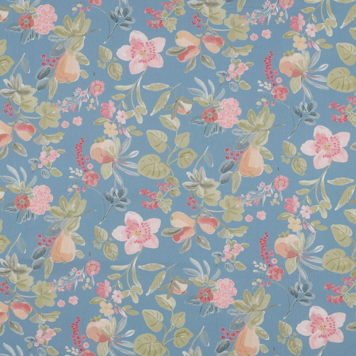Dusty Blue Floral
