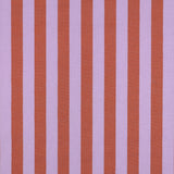Verona Striped Yarn-Dyed Cotton Dressmaking Fabric - Lavender & Orange