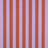 Verona Striped Yarn-Dyed Cotton Dressmaking Fabric - Lavender & Orange