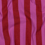 Verona Striped Yarn-Dyed Cotton Dressmaking Fabric - Red & Fuchsia
