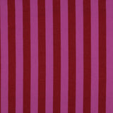 Verona Striped Yarn-Dyed Cotton Dressmaking Fabric - Red & Fuchsia