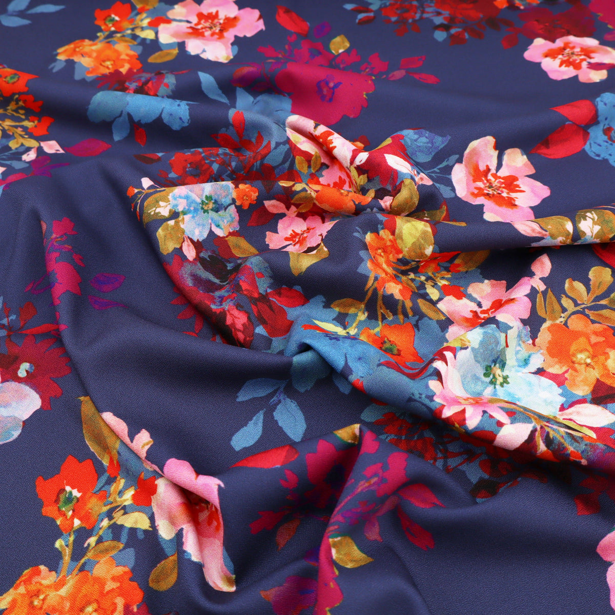 Navy Coloured Floral