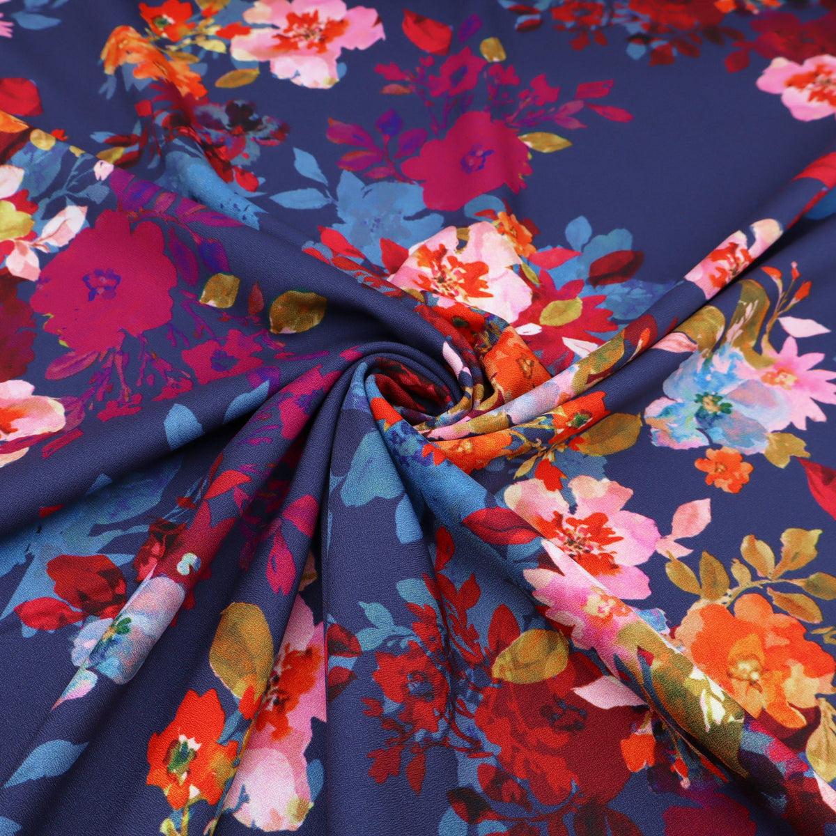 Navy Coloured Floral