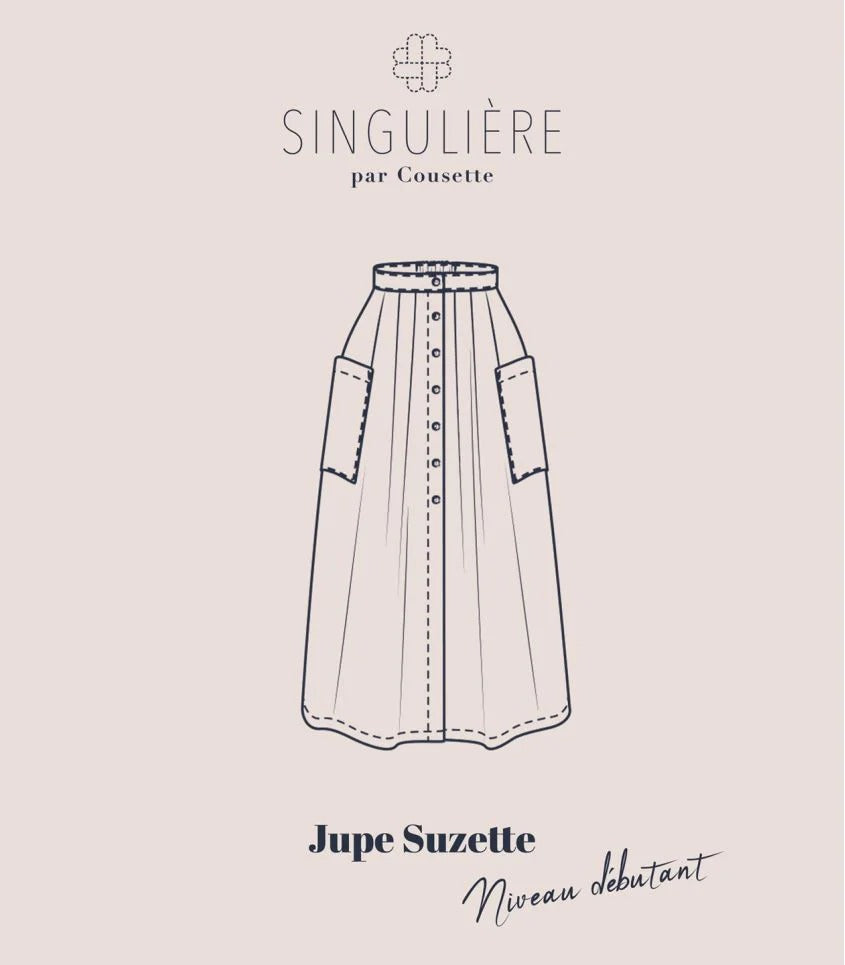 Suzette Skirt Sewing Pattern Size XS - 3XL - By Singulière par Cousette