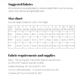Suzette Skirt Sewing Pattern Size XS - 3XL - By Singulière par Cousette