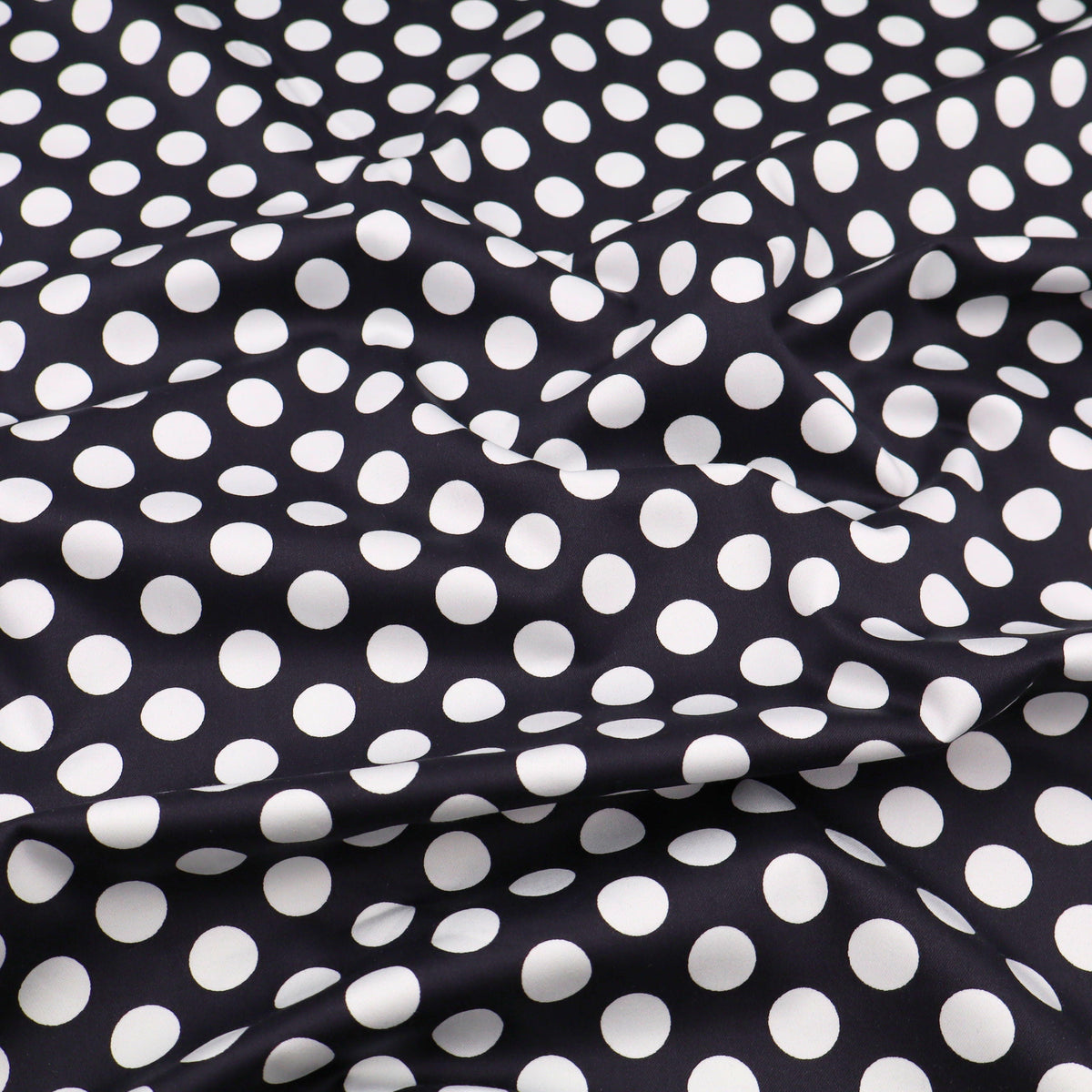 White Polka Spots