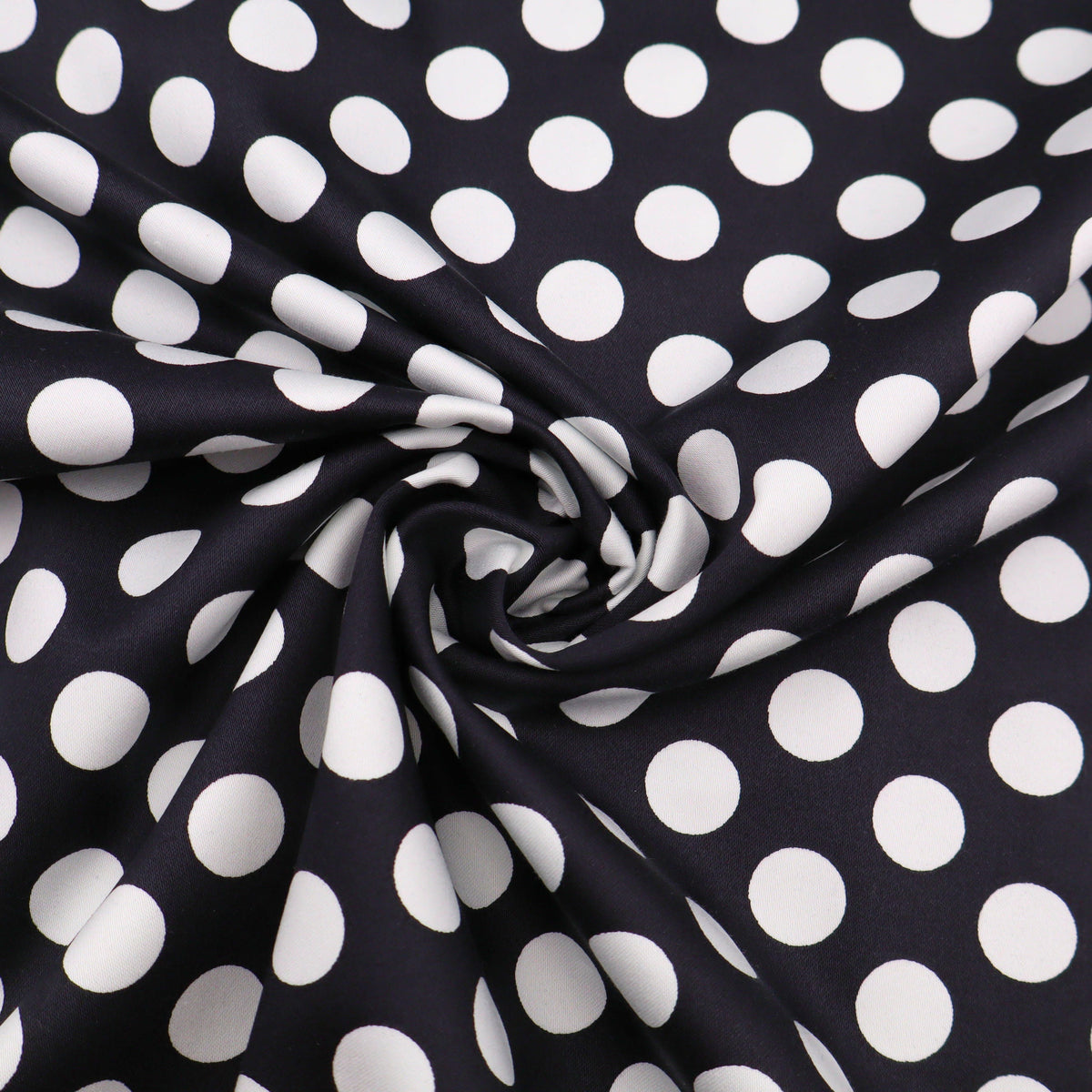 White Polka Spots