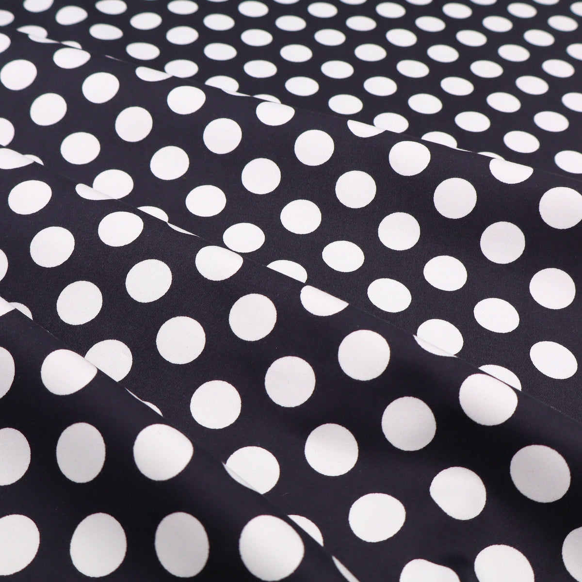White Polka Spots
