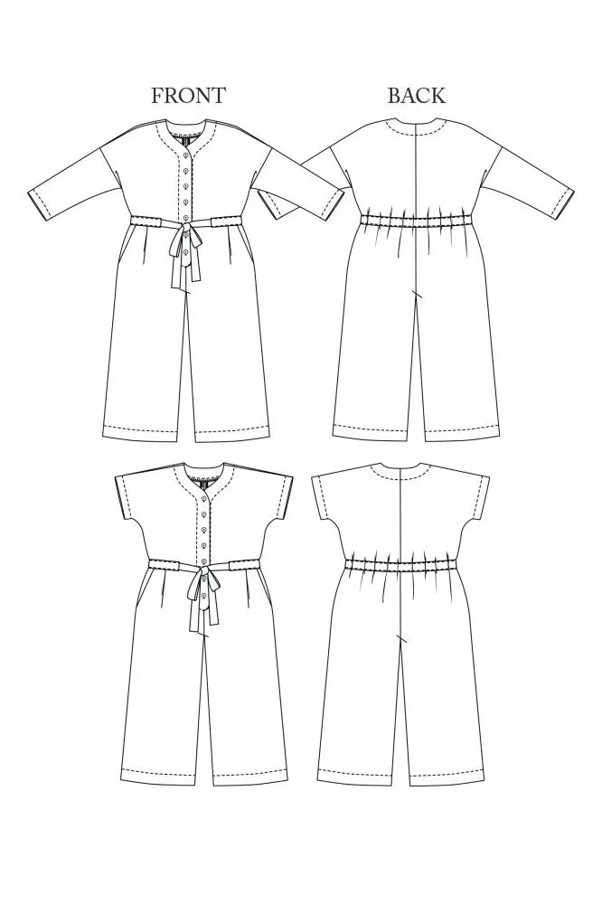 The Cassidy UK 18 - 28 Sewing Pattern - By Merchant & Mills
