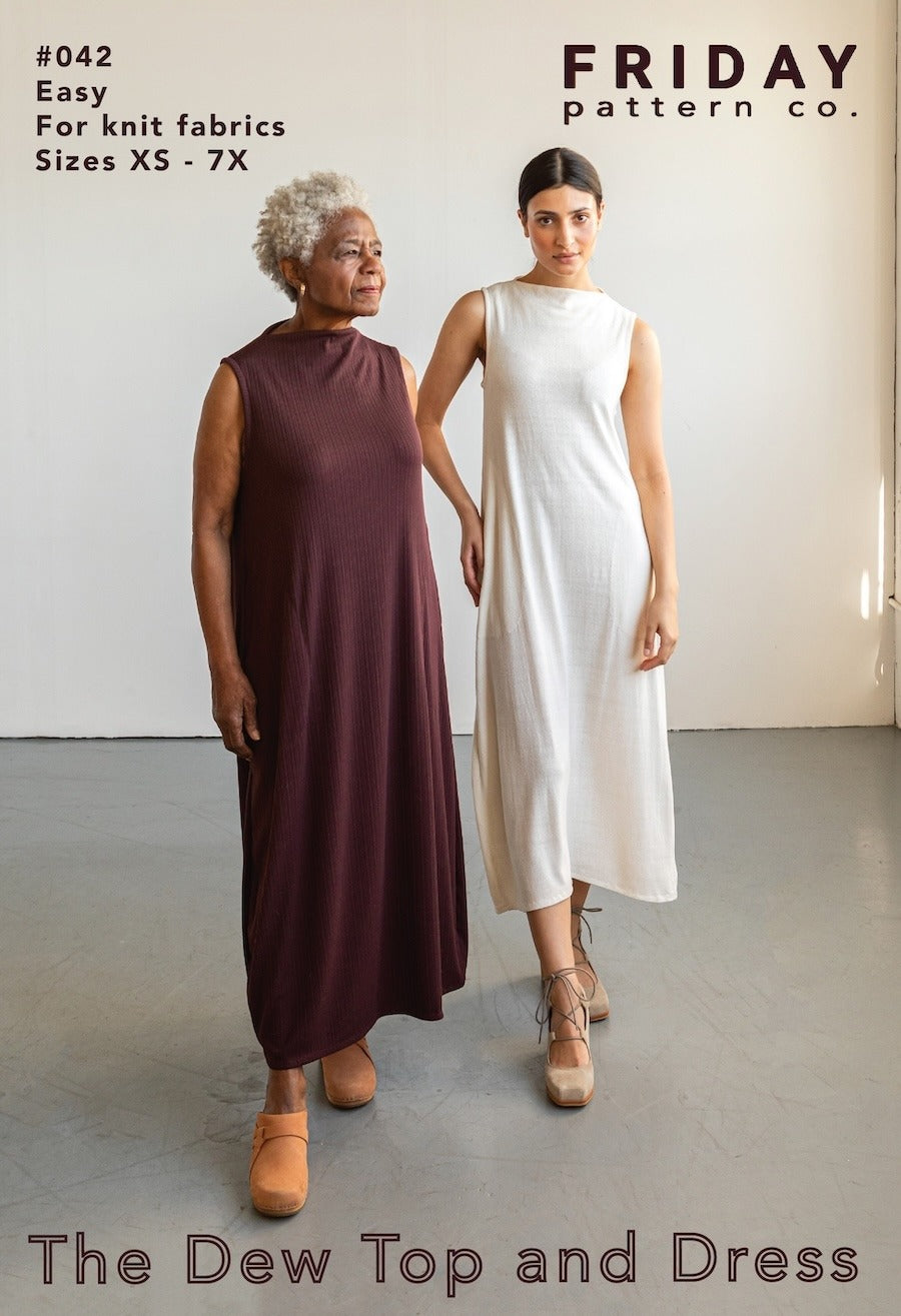 Dew Top and Dress Sewing Pattern - By Friday Pattern Company