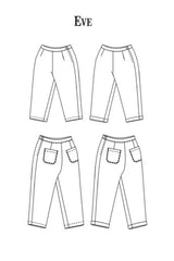 The Eve Trousers UK 6 - 18 Sewing Pattern - By Merchant & Mills