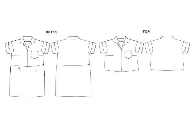 The Factory UK 20 - 28 Sewing Pattern - By Merchant & Mills