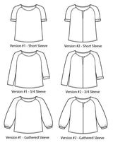 The Remy Raglan Top Sewing Pattern Size 0-34 - By Sew House Seven