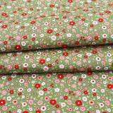 Tilda Evie Creating Memories 100% Cotton Patchwork & Quilting Fabric - Green