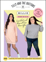 Billie Sweatshirt and Dress Sewing Pattern - By Tilly and the Buttons