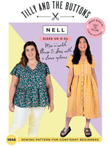 Nell Blouse & Dress Sewing Pattern - By Tilly and the Buttons