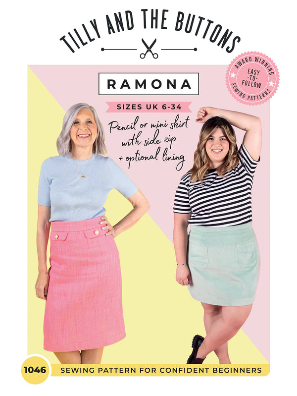 Ramona Skirt Sewing Pattern - By Tilly and the Buttons
