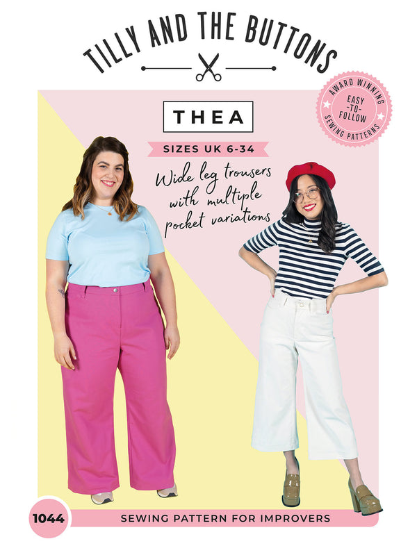 Thea Trousers Sewing Pattern - By Tilly and the Buttons