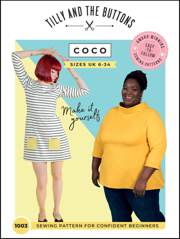 Coco Top and Dress Sewing Pattern - By Tilly and the Buttons