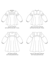 Marnie Blouse and Mini Dress Sewing Pattern - By Tilly and the Buttons