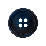 Prym Union Knopf Poly-Button 4 Hole 15mm Navy - Pack of 4