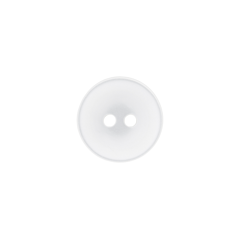 Prym Union Knopf Poly-Button 2 Hole 23mm White - Pack of 3