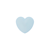 Prym Union Knopf Poly-Button Shank Heart 12mm L-Blue - Pack of 3