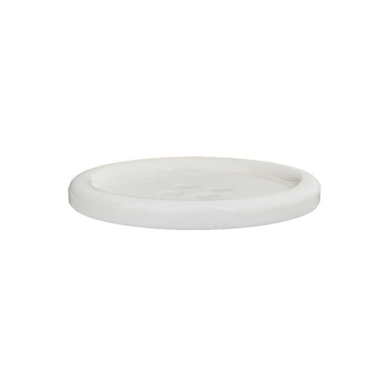 Prym Union Knopf Poly-Button 4 Hole 20mm White - Pack of 3