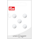 Prym Union Knopf Poly-Button Shank 10mm White - Pack of 5