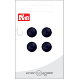 Prym Union Knopf Poly-Button Shank 12mm Navy - Pack of 4