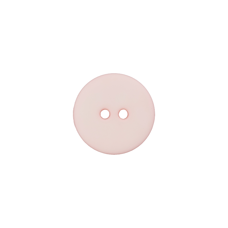 Prym Union Knopf Poly-Button 2 Hole 15mm Rose - Pack of 4