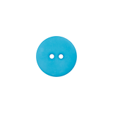 Prym Union Knopf Poly-Button 2 Hole 15mm D-Turquoise - Pack of 4