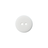 Prym Union Knopf Poly-Button 2 Hole 18mm White - Pack of 3