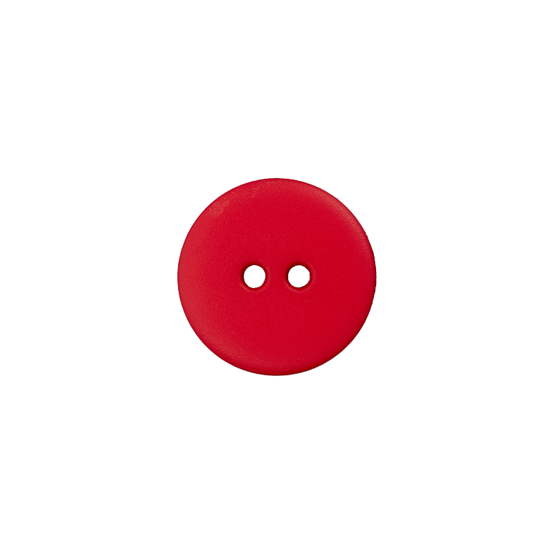 Prym Union Knopf Poly-Button 2 Hole 23mm Red - Pack of 2